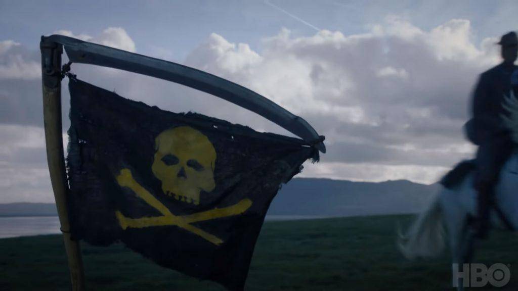 Bandera pirata del programa Watchmen de HBO